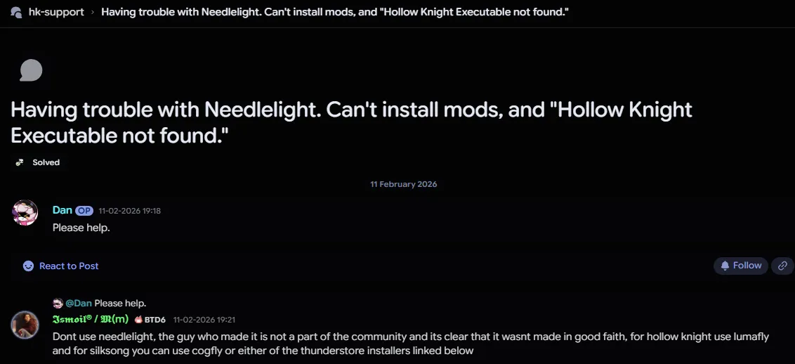 Screenshot 16, support issue